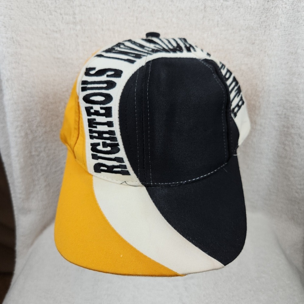 VTG Carman In Concert Righteous Invasion Of Truth Hat Cap Swirl Snapback Yellow